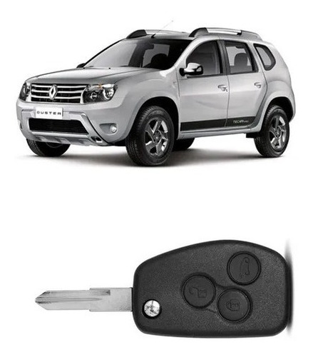 Carcaça Chave Canivete Renault Clio Logan Sandero Duster