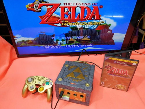 Consola Gamecube Personalizada Zelda Windwaker 