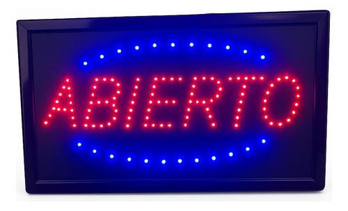 Letrero Luminoso Led Anuncio Abierto