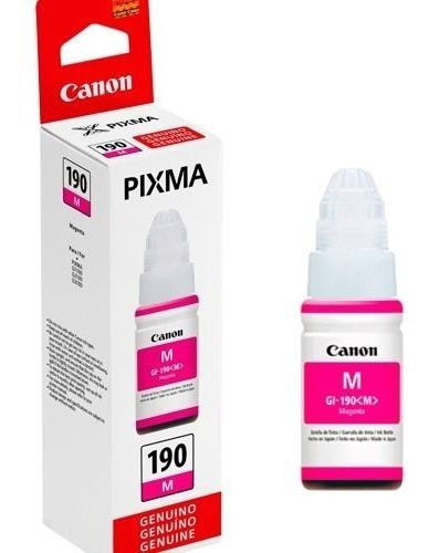 Tinta Pixma Canon Magenta (190 M) Botella 70ml Gi-190