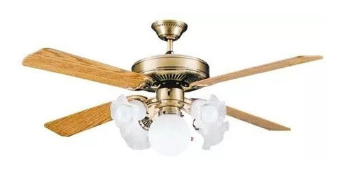 Ventilador De Techo James Vt7 5 Luces 3 Velocidades Nnet