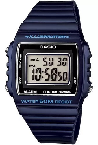 Reloj Casio Mujer Modelo W-215h-2avdf /relojería Violeta