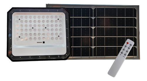4 Pack Reflector Solar Led 150w 10-12h D Luz Con Accesorios Carcasa Negro Luz Luz Blanca Fria 6500k