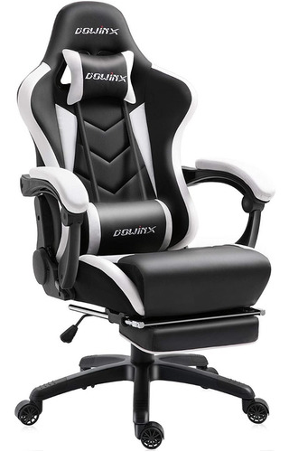 Silla Gamer Ergonomica Con Apoyapies E-sports Dowinx Blanco