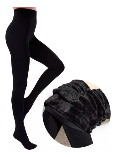 2 Medias Pantalon Termica Gruesas Mujer Invierno Combo X2