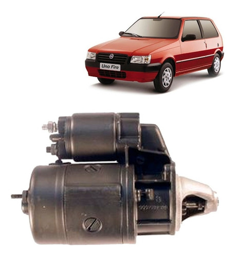 Motor Partida Para Fiat Uno Mille 1.0 146 1995 1998