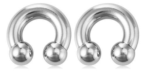 2 Uds Nuevos Anillos De Aro De Moda Piercing Tragus Túne [u]