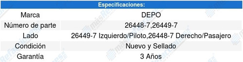 Par Faros Niebla Dodge Attitude (12-14) Depo