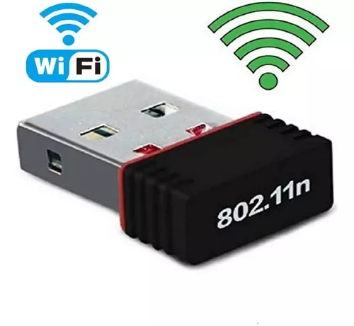 Receptor Wifi Usb Adaptador Nano Antena Placa De Red Wireles