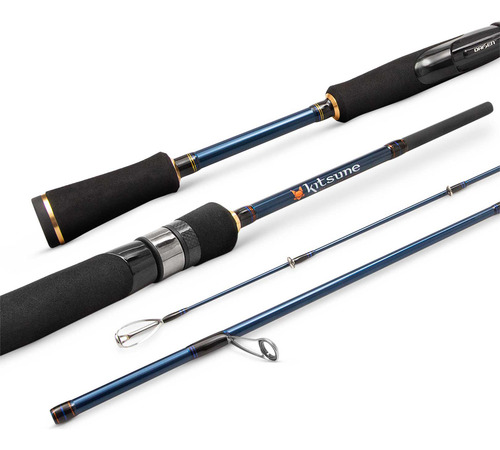 Vara Para Molinete Kitsune Travel S-634ml 1,91m 7-14lbs 4 Partes - Daisen