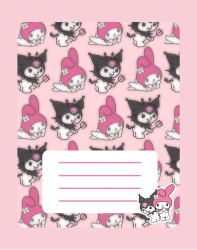 Pack 6 Separadores De Carpeta N* 3 Sanrio - Kawaii Aesthetic