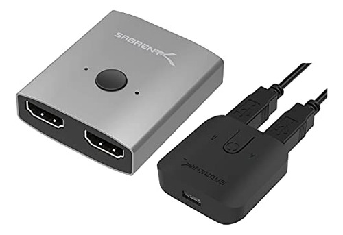 Conmutador Hdmi Dual 4k + Usb 2.0 Para MĂșltiples Dispositivo