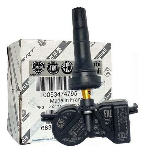 Sensor Pressao Pneu Tpms C/ Bico Original Toro Compass