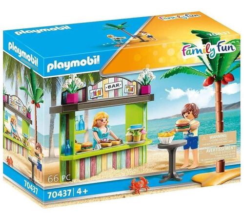 Playmobil 70437 Bar Y Snack En La Playa Multicolor En Stock!