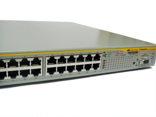 Switch 24 Ptos Administrable Allied Telesis Mod At-8624 Poe