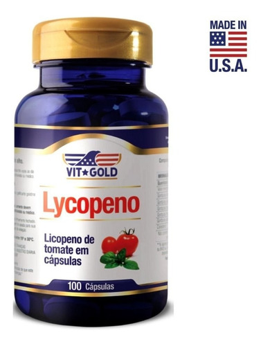 Licopeno Vitgold 100 Cápsulas Importado