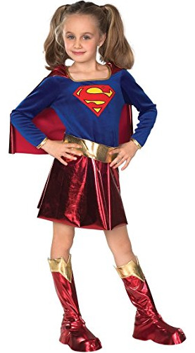 Disfraz Infantil Deluxe De Supergirl