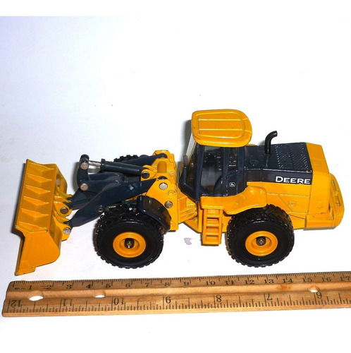 Cargador John Deere Ertl,escala 1/50 De 17 Cm. Full Metal