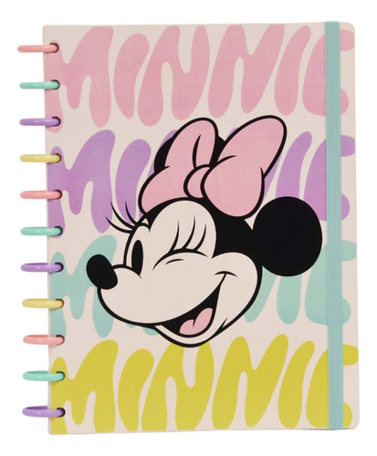 Cuaderno Inteligente A Discos Mooving Loop Minnie Mouse