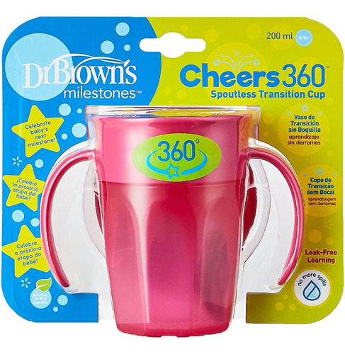 Dr. Brown's Cheers 360 Taza Para Practicar Sin Boquilla