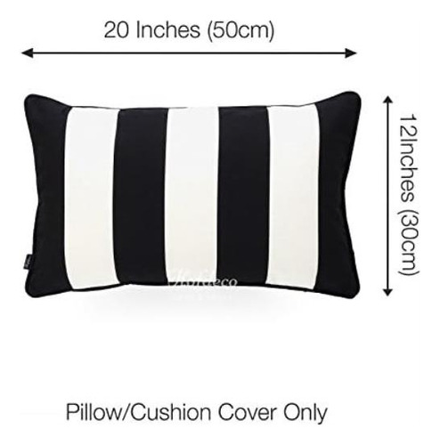 Funda De Almohada Lumbar Decorativa Hofdeco Solamente Para Y