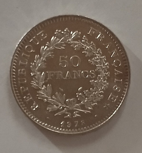 Francia Moneda 50 Francos Plata 1978 