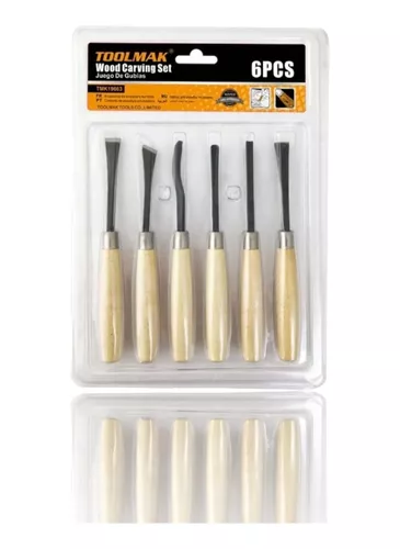 comprar Set Juego De Gubias Para Tallar Madera 6pcs 19663 Fk