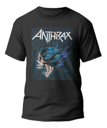 Polera Anthrax Bandas Rock Runa Thrash Metal Ters Textil