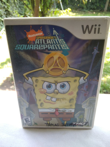 Juego Bob Esponja Atlantis Squarepantis Nintendo Wii