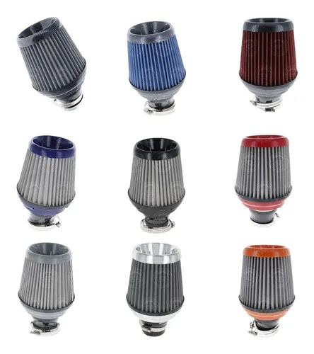comprar Filtro De Aire Alto Flujo Malla Acero Lavable Universal F1