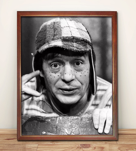 El Chavo Del Ocho - Poster Enmarcado Chespirito 8