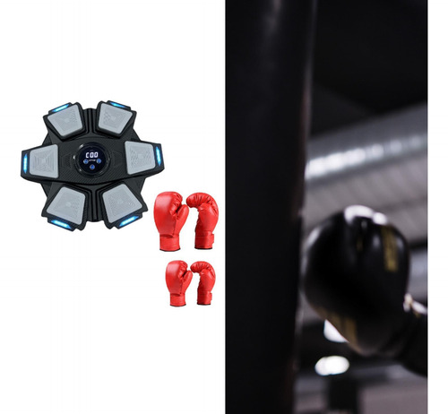 Dispositivo De Boxeo Con Y Objetivo Para Pared Negro