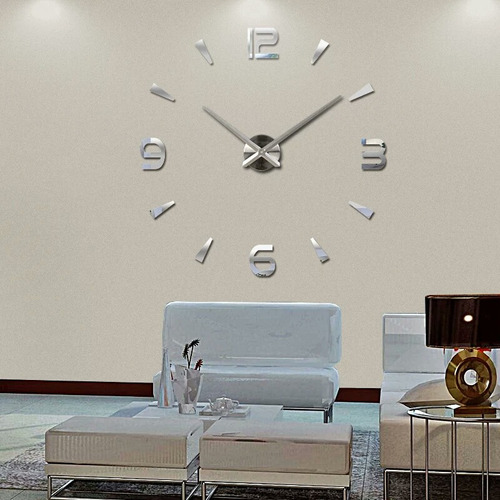 Reloj 3d Gigante Pared Living Cocina Bazar Menage Decoracion