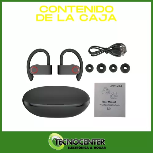 Auriculares Deportivos Bluetooth A9s Inear Micrófono Running