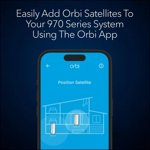 Satélite Complementario Wifi Mesh Netgear Orbi 970 Series Rb