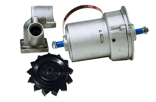 Imagem 3 de 6 de Alternador Fusca Brasilia Kombi Bosch Zero + Polia Reforçada