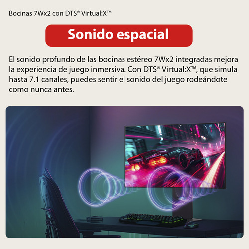 Monitor gaming UltraGear LG OLED de modo dual de 32" Pantalla 4K UHD, 0,03 ms (GtG), DisplayHDR True Black 400