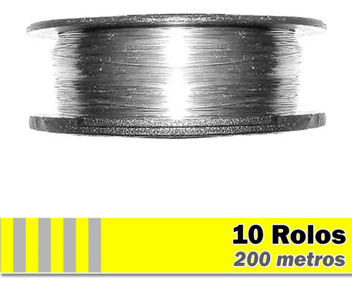 200 Metros Arame Fio Cabelo Anjo Copper Wire Níquel 0,30mm