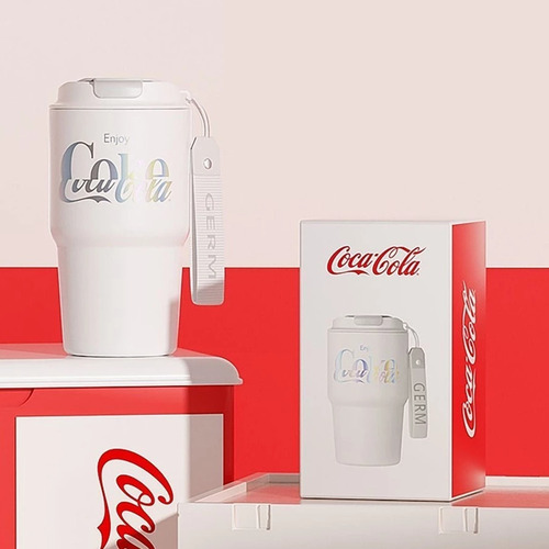 Vaso Mug Coca Cola X Germ 590ml Blanco Aurora