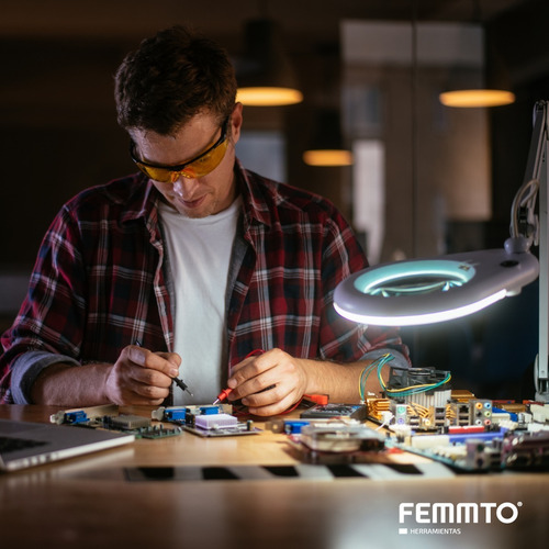 Imagen 8 de 9 de Tester Analogico Multimetro Digital Luz Led