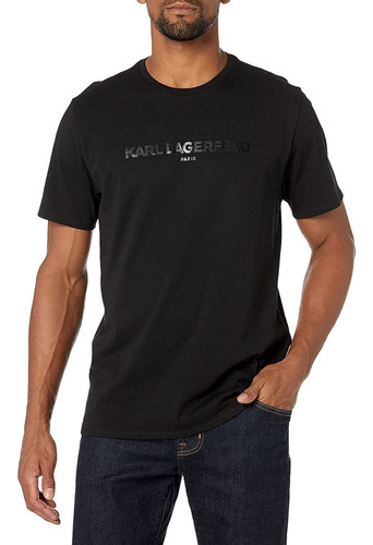 Playera Karl Legerfeld Original Hombre Casual Negro