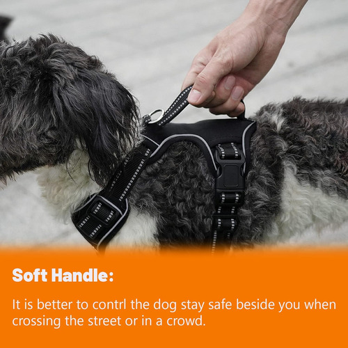 Arnés Para Perro Sin Tirones Con Mango Contrl Juego De Corr