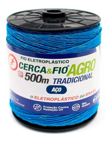 Fio Eletroplastico Cerca Elétrica Rural 500 Metros 15x6