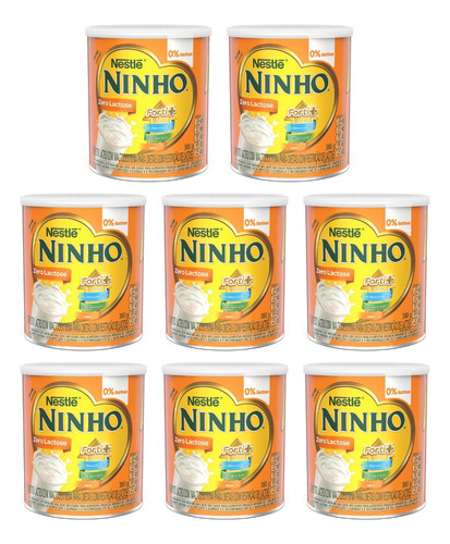 Composto Lácteo Nestlé Ninho Forti+ Zero Lactose Kit 8 Un