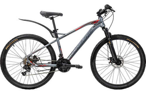 Mountain Bike Mercurio Kaizer Mtb R26 Shimano 21v Grafito Color Gris