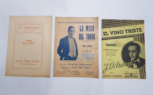 Imagen 6 de 8 de Antiguas Partituras Tango 1930 / 1940 Lote X 14 Mag 58610