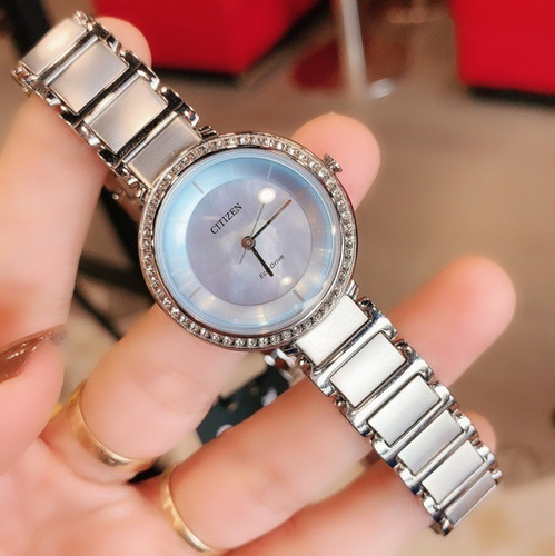 Imagen 4 de 5 de Citizen Silhouette Swarovski Crystal Em0480-52n ... Dcmstore