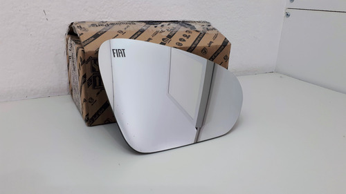 Vidrio Espejo Der Argo Cronos Con Logo Fiat