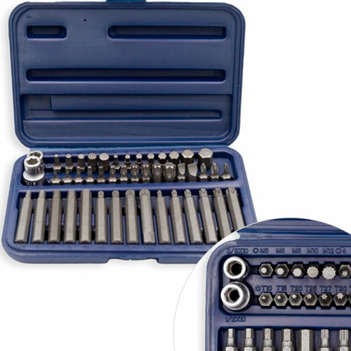 Juego Puntas Torx Allen Multiestria Set Kit C/46 Pzs Ph Pl 