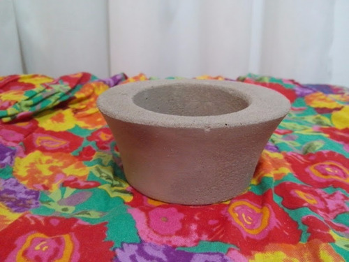 Imagen 4 de 5 de Conjunto 4 Macetas De Cemento Concreto Diseño Minimalista